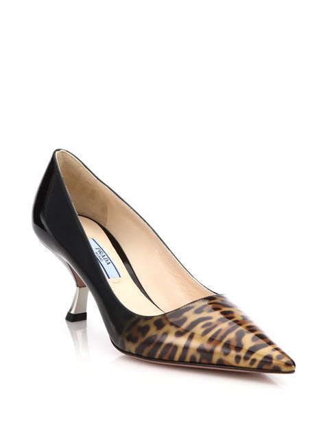 prada leopard pumps|prada boots and pumps.